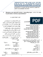 Soal Toafl Bahasa Arab 1-100 S1 & S2