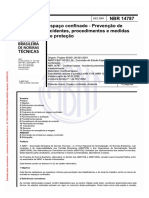 Abnt NBR 14.787 2001 - Espaco Confinado Prevencao de Acidentes Procedimentos e Medidas de Protecao