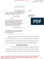 Filed Lawsuit - Onondaga County vs NYC