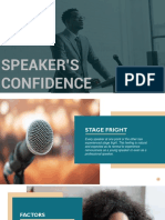 Speakers Confidence