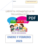 1ro Comunicación Carpeta de Recuperación 2023