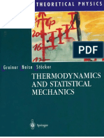 W. Greiner, L. Niese, H. Stocker - Thermodynamics and Statistical Mechanics (1997, Springer)