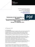 IDC Submission to the Committee on Migrant Workers Sept 2011