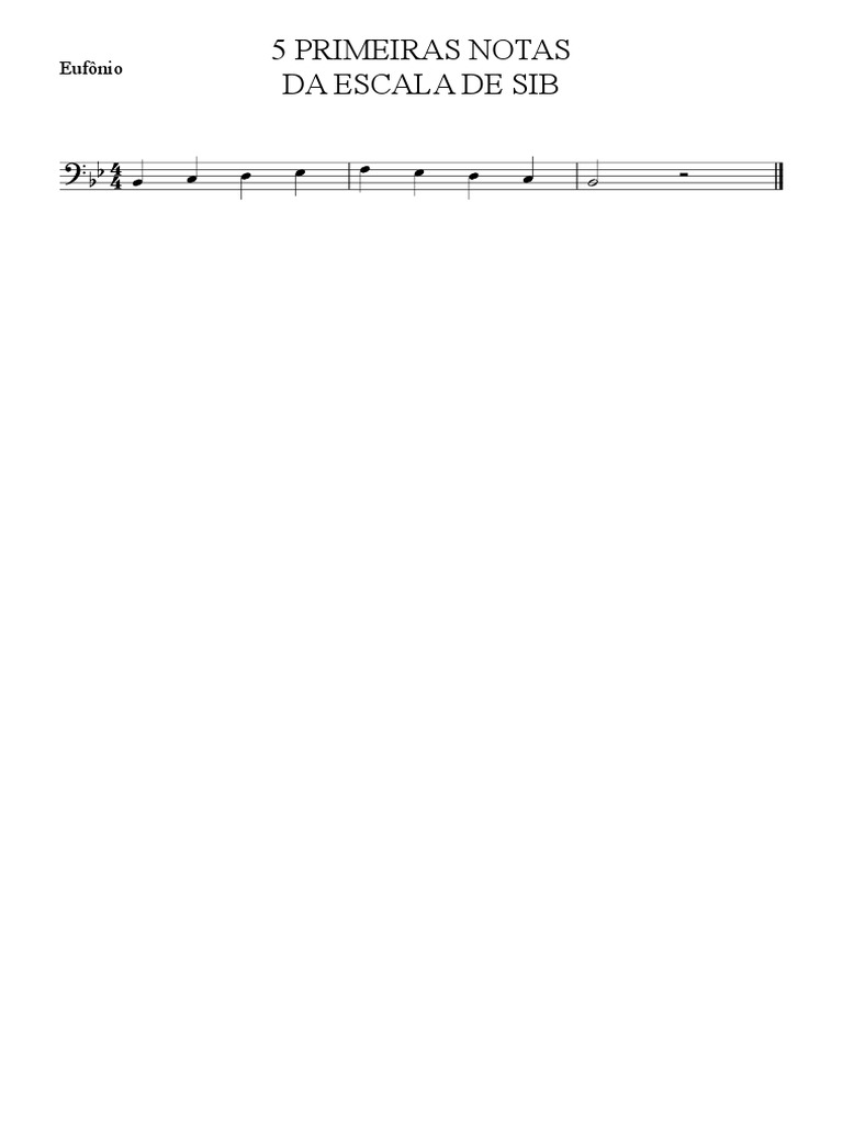 Escala Eufônio Pdf