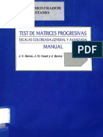 Raven, J. C., Court, J. H., & Raven, J. (1993) - Test de Matrices Progresivas - Cuaderno de Matrices - Escalas Coloreada