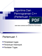Algoritma Dan Pemrograman C Tipe Data