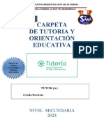 Carpeta Pedagogica Tutores 2023