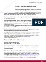 Politica de Privacidade Band 18-01-23