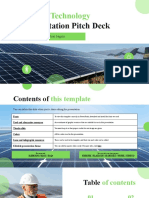 Solar Cell Technology Implementation Pitch Deck by Slidesgo