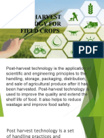 Post Harvest Technology For Field Crops