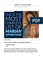 List of Marian Apparitions