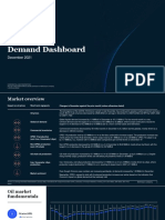 Short Term Oil Supply Demand Dashboard December 2021