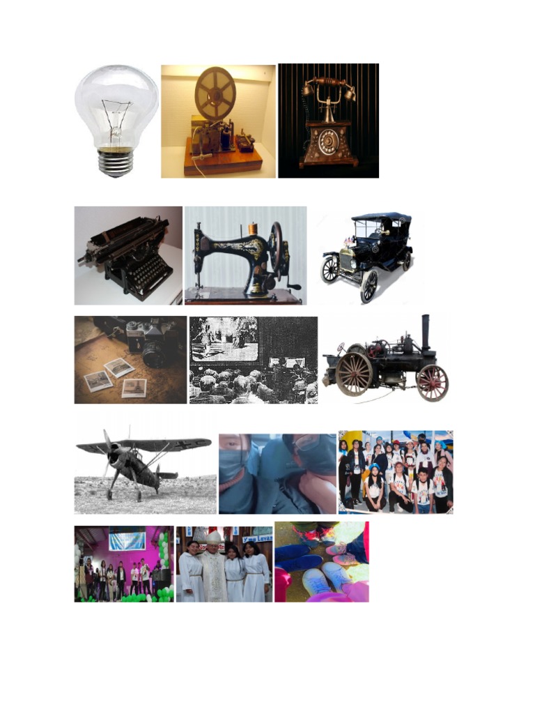 Inventos 2da Revolución Industrial-Fotos para El Proyecto | PDF