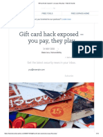 Gift card hack exposed – you pay, they play – Naked Security
