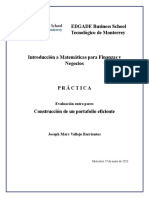 Evaluación Por Pares Introducción A Matemáticas para Finanzas y Negocios Joseph Vallejo