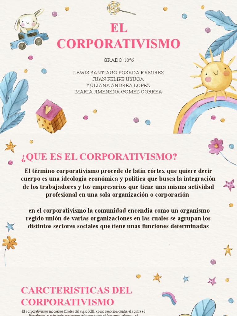 Definición y Ejemplos de Corporativismo | PDF | Corporativismo ...