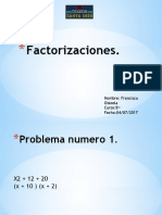 Factorizaciones