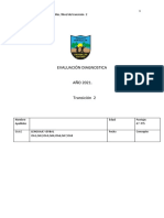 Evaluación Diagnostica 2222