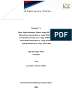 PDF English Is Easy and Fun Writing Task Group 876 Writingtask Docx Documentos de Google - Compress