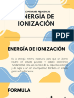 Energía de Ionización