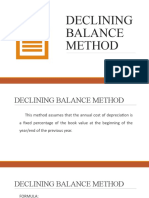 Declining Balance Method