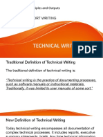 Technical Writing and Its Characteristcs