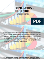 2.-RECOPILACION - REGISTRO Datos