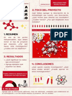 Poster Científico Llamativo Moderno Rojo Blanco