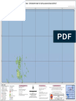 Peta Topografi Kabupaten Kepulauan Natuna / Topography Map of Kepulauan Natuna District