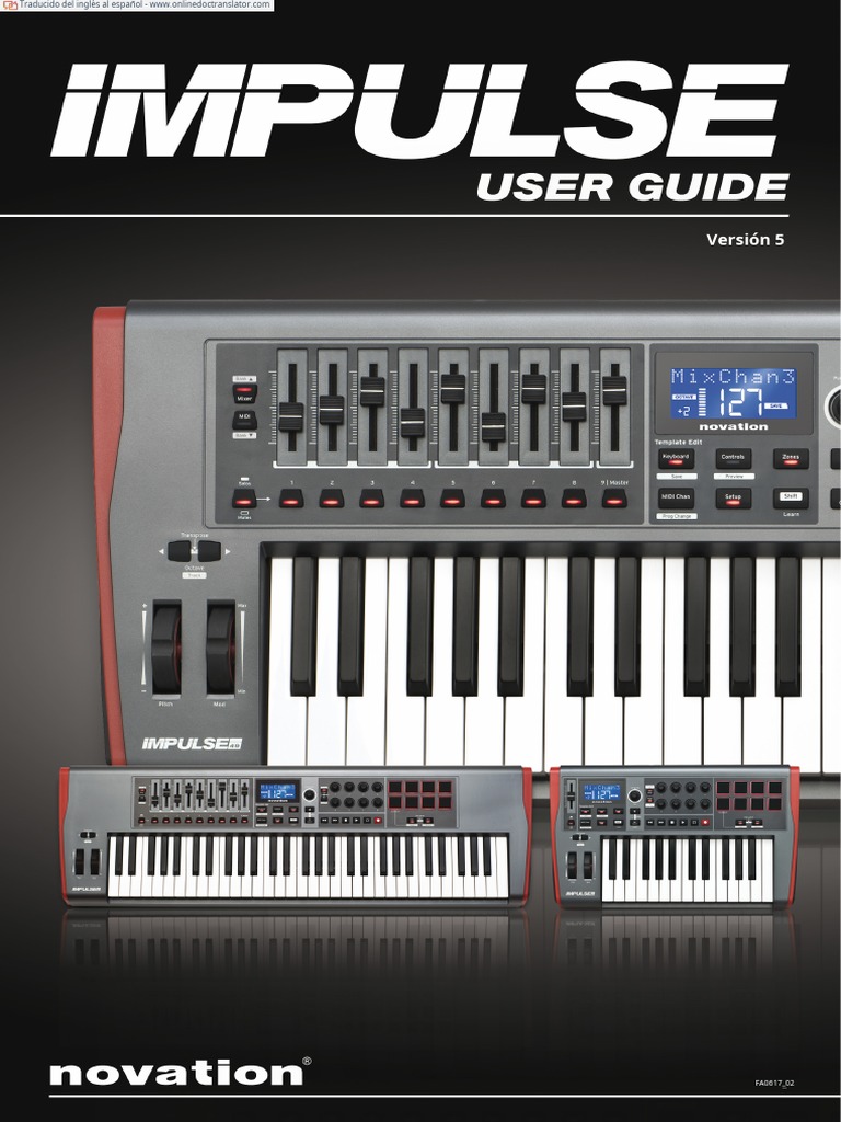 Manual del Teclado Novation Impulse | PDF | USB | Hardware de la ...