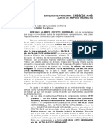 Escrito Señalando Nuevas Firmas Indubitables Gvo. Alberto Coyotzi Rodríguez