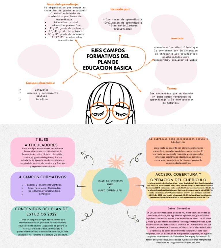 Campos Formativos y Ejes del Plan 2022 | PDF | Educación de la primera ...