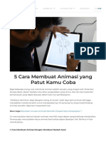 5 Cara Membuat Animasi Yang Patut Kamu Coba - MNP