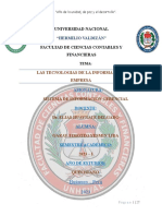 Monografia Sobre Las Tecnologia de La Informacion y La Empresa - Yesmin Garay