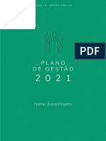 Modelo de Plano de Gestão - 2021