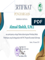 Ahmad Shohih, S.Pd.I
