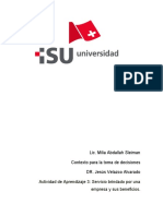 Actividad 3 Servicio Brindado Por Una Empresa