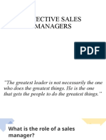 6effective Sales Managers