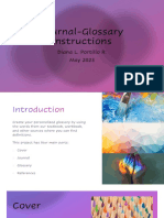 Journal Glossary Instructions 1