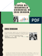 Etapas Del Desarrollo Psicosocial de Erik Erikson
