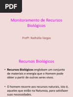 Monitoramento de Recursos Biológicos aula 1