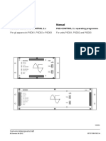 Manuale Manual: Software Utente PSD-CONTROL 2.x PSD-CONTROL 2.x Operating Programme