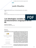 Las Ideologías Sociales de Los Revolucionarios Uruguayos de Los 60
