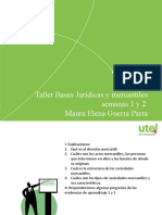 Taller Semanas 1 y 2 Bases Jurídicas y Mercantiles