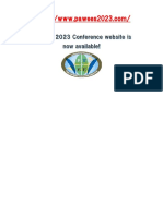 PAWEES 2023 Website Is Now Available