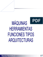 Maquinas Herramientas Funciones Tipos Arquitecturas