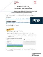 Instructivo para Pago Examen Ret Ciclo 4