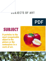 CAA - Subjects of Art