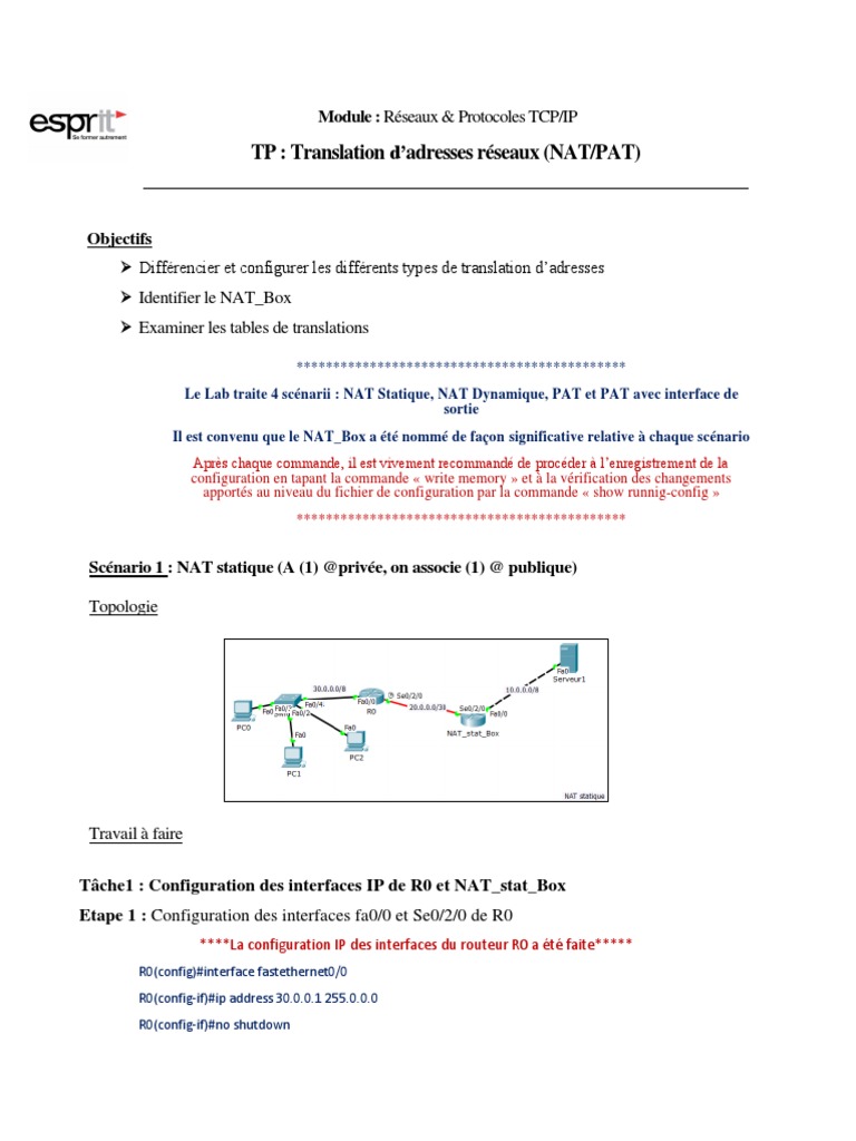 TP NAT PAT Final | PDF