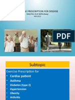 Chapter 9-Exercise Prescription For Disease
